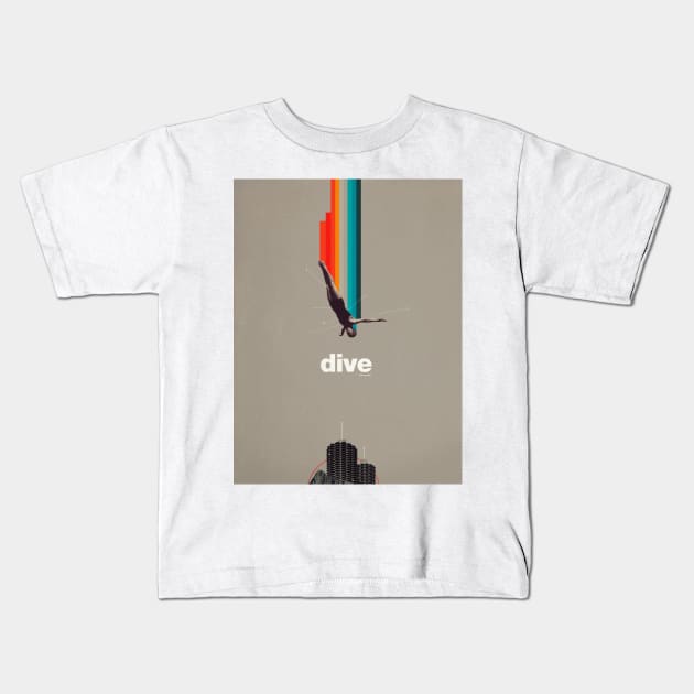 Dive Into My Soul Kids T-Shirt by FrankMoth